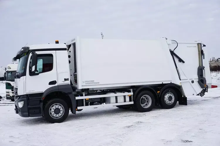 Mercedes ANTOS / 2533 / SMIECIARKA FAUN / OŚ SKRĘTNA / 90 000 KM zdjęcie 3