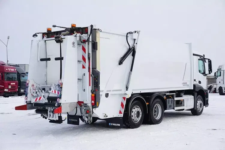 Mercedes ANTOS / 2533 / SMIECIARKA FAUN / OŚ SKRĘTNA / 90 000 KM zdjęcie 5