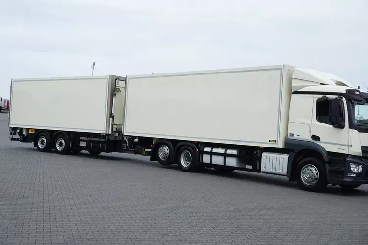 Mercedes / ACTROS / 2540 / ACC / E 6 / ZESTAW PRZEJAZDOWY / CHŁODNIA + WINDA / 38 PALET zdjęcie 4