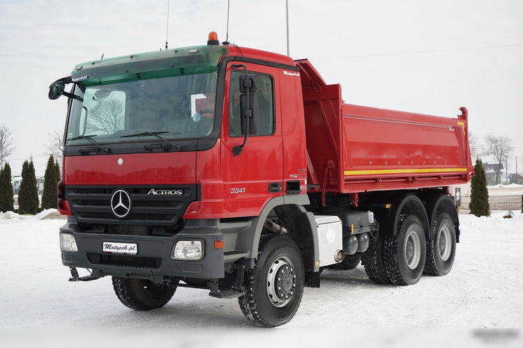 Mercedes ACTROS 3341 / 6x6 / WYWROTKA 3 STRONNA / EPS + SPRZĘGŁO zdjęcie 9