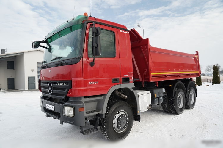 Mercedes ACTROS 3341 / 6x6 / WYWROTKA 3 STRONNA / EPS + SPRZĘGŁO zdjęcie 10