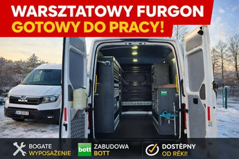 MAN TGE 3.140 2.0 TDi 140KM / Zabudowa warsztatowa BOTT / Salon PL