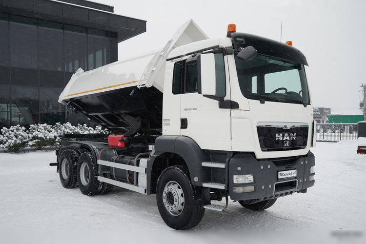 MAN TGS 26.360 / 6X4 / 2 STRONNA WYWROTKA / HYDROBURTA / BORDMATIC UAL  zdjęcie 10