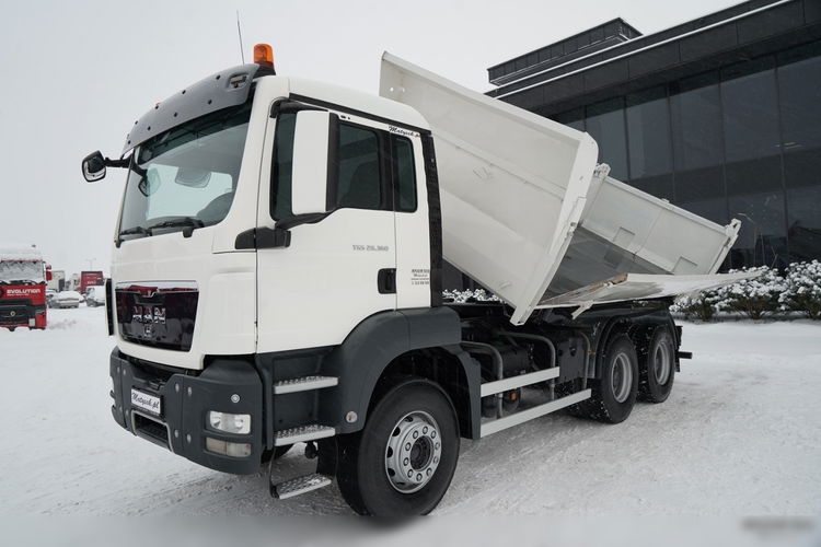 MAN TGS 26.360 / 6X4 / 2 STRONNA WYWROTKA / HYDROBURTA / BORDMATIC UAL  zdjęcie 13