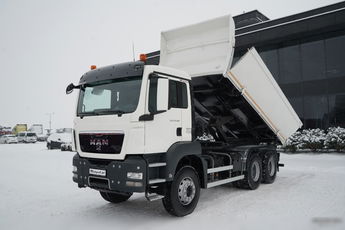 MAN TGS 26.360 / 6X4 / 2 STRONNA WYWROTKA / HYDROBURTA / BORDMATIC UAL 
