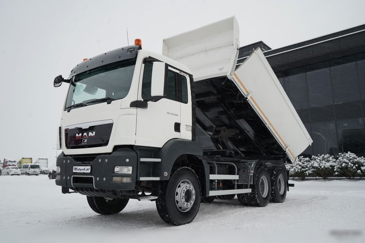 MAN TGS 26.360 / 6X4 / 2 STRONNA WYWROTKA / HYDROBURTA / BORDMATIC UAL  zdjęcie 2
