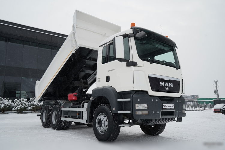 MAN TGS 26.360 / 6X4 / 2 STRONNA WYWROTKA / HYDROBURTA / BORDMATIC UAL  zdjęcie 4