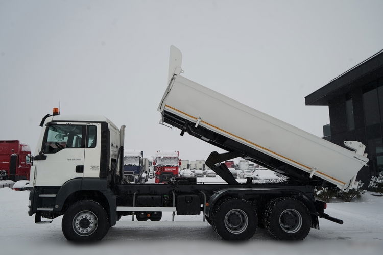 MAN TGS 26.360 / 6X4 / 2 STRONNA WYWROTKA / HYDROBURTA / BORDMATIC UAL  zdjęcie 6