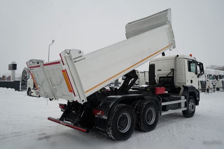 MAN TGS 26.360 / 6X4 / 2 STRONNA WYWROTKA / HYDROBURTA / BORDMATIC UAL  zdjęcie 8