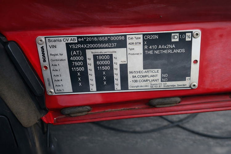 Scania R 410 XT / HYDRAULIKA / RETARDER / 2022 / zdjęcie 41