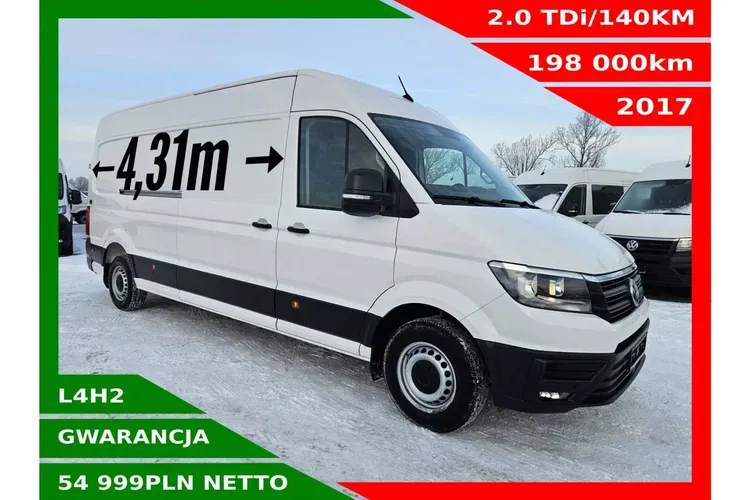 Volkswagen Crafter L4H2 54999zł NETTO 2.0TDi/140KM zdjęcie 1