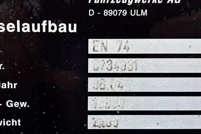 Mercedes KOGEL / ZABUDOWA / BDF / BURTO-PLANDEKA / DŁ. 7,3 M / 18 PALET zdjęcie 11