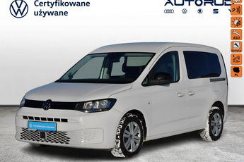 Volkswagen Caddy 2.0TDI 122KM DSG Czujniki Front Assist SalonPL Serwis Gwar. FV23