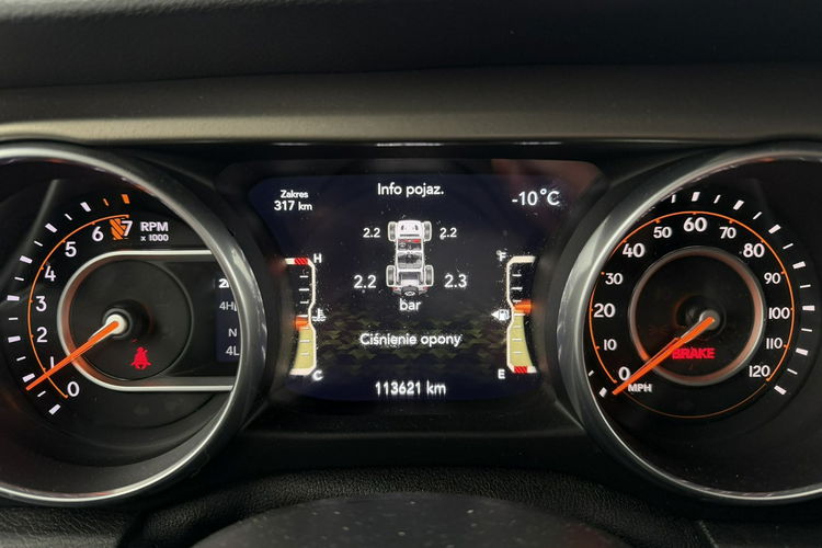 Jeep Wrangler 4x4, Reduktor, Klimatronic 2-stref, Podgrz. fotele i kierownica zdjęcie 13