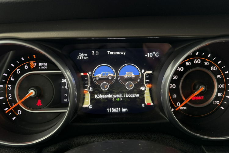 Jeep Wrangler 4x4, Reduktor, Klimatronic 2-stref, Podgrz. fotele i kierownica zdjęcie 15