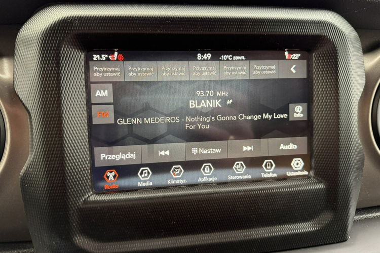 Jeep Wrangler 4x4, Reduktor, Klimatronic 2-stref, Podgrz. fotele i kierownica zdjęcie 16