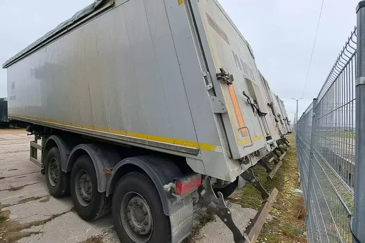 Wielton NW-3 / waga 6.2 t / poj. 38m3 / elek. dach / Teflon / 30 naczep r.2022 zdjęcie 7