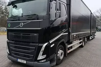 Volvo FH 500KM - tandem + PRZYCZEPA WECON z dokowaniem wózka