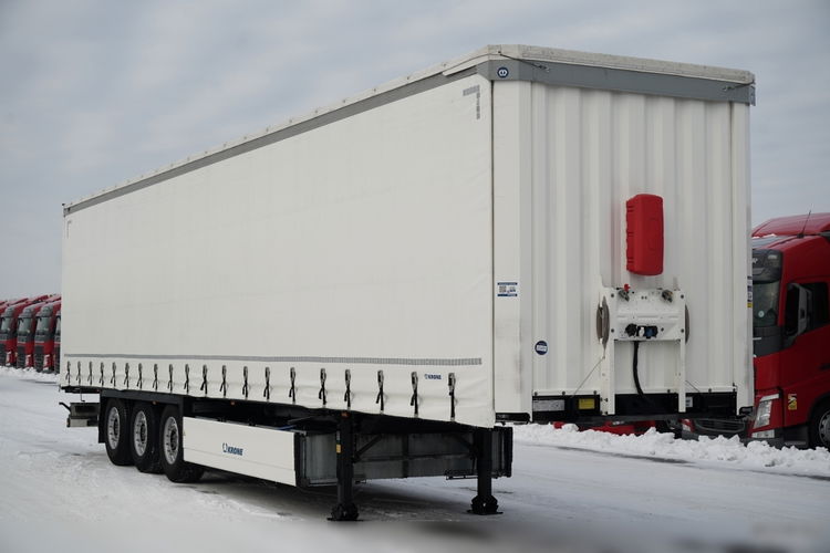 Krone FIRANKA / 2024 ROK / KOSZ NA PALETY / 2 OSIE PODNOSZONE / MAŁO UŻYWANA / zdjęcie 1