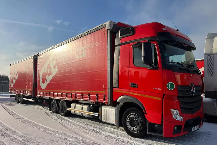 Mercedes ACTROS MP5 euro6 6x2 jumbo zestaw 120m 38palet zdjęcie 1