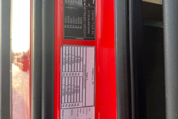 Mercedes ACTROS MP5 euro6 6x2 jumbo zestaw 120m 38palet zdjęcie 19