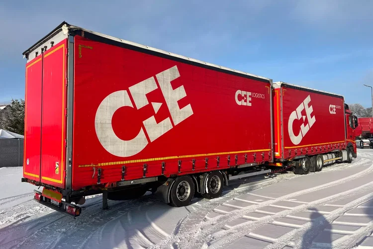 Mercedes ACTROS MP5 euro6 6x2 jumbo zestaw 120m 38palet zdjęcie 3