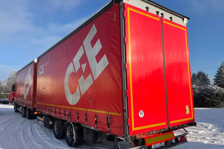 Mercedes ACTROS MP5 euro6 6x2 jumbo zestaw 120m 38palet zdjęcie 5