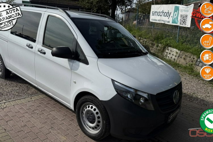 Mercedes Vito BRYGADÓWK 6 OS. EXTRA LONG BOGATO WYPOSAŻONY 33 TYS KM GWARANCJA 1.R zdjęcie 1