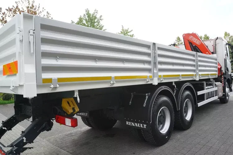 Renault K380 6×4 / HDS 7.85 t / Fassi F175 / 120 tys. km / wywrotka 2-stronna / 18 EPAL zdjęcie 22