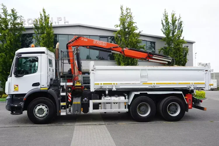 Mercedes Arocs 2636 / 6x4 / HDS Fassi / Wywrotka 3 str / Bortmatic zdjęcie 12