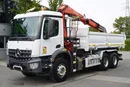 Mercedes Arocs 2636 / 6x4 / HDS Fassi / Wywrotka 3 str / Bortmatic zdjęcie 4