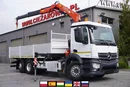 Mercedes Antos 2540 / Burtowy 15 EPAL / HDS Fassi F165 / 6.1 t / Zasięg 8 m / pilot / rotator / 1600 MTH / oś skrętna zdjęcie 1