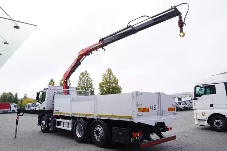 Mercedes Antos 2540 / Burtowy 15 EPAL / HDS Fassi F165 / 6.1 t / Zasięg 8 m / pilot / rotator / 1600 MTH / oś skrętna zdjęcie 7
