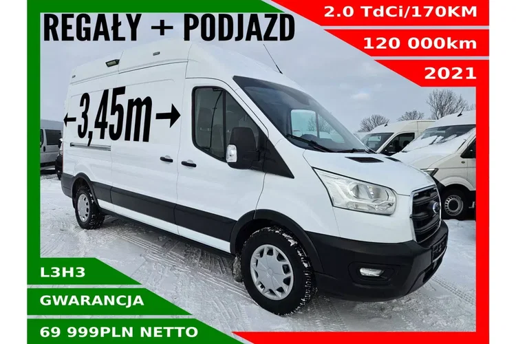 Ford transit L3H3 69999zł NETTO Zabudowa warsztatowa 2.0TdCi/170KM zdjęcie 1