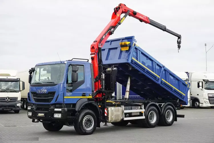 Iveco TRAKKER / 380T41 / E 6 / WYWROTKA + HDS / 6 X 4 / ROTATOR zdjęcie 1