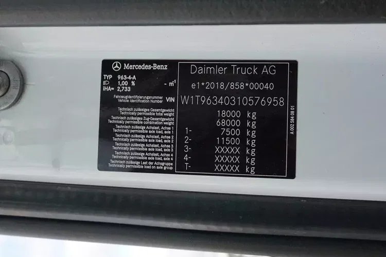 Mercedes ACTROS L / 1848 / E 6 / MP 5 / RETARDER / PEŁNA OPCJA zdjęcie 12