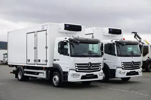 Mercedes ATEGO / 1223 / ACC / EURO 6 / CHŁODNIA + WINDA / MULTITEMPERATURA