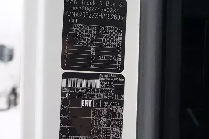 MAN TGX / 26.470 / ACC / E 6 / GM / RETARDER / BDF / 7.15 M , 7.45 M zdjęcie 11