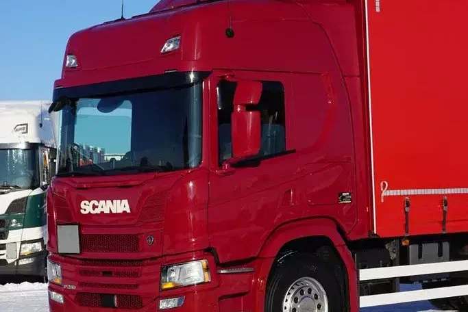 Scania P 280 / ACC / E 6 / FIRANKA + WINDA / 20 PALET / DŁ. 8.2 M / OŚ SKRĘTNA zdjęcie 27