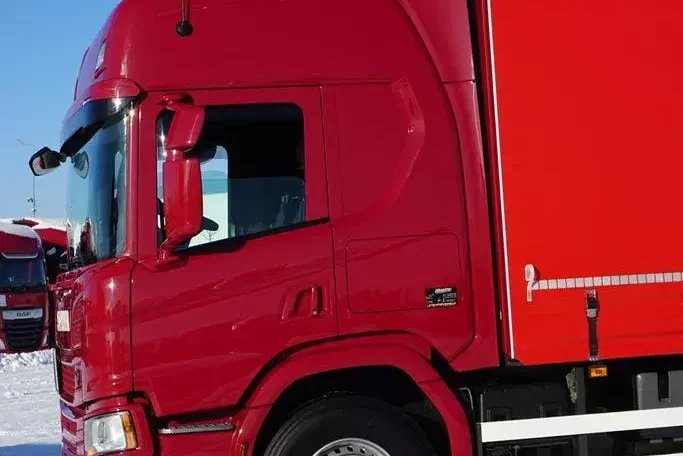 Scania P 280 / ACC / E 6 / FIRANKA + WINDA / 20 PALET / DŁ. 8.2 M / OŚ SKRĘTNA zdjęcie 30