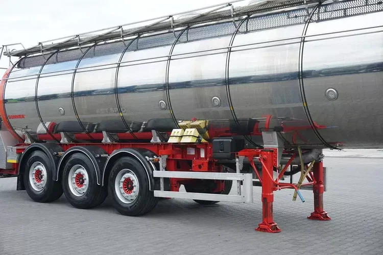 SOMMER CYSTERNA SPOZYWCZA / 28 374 LITRÓW / 4 KOMOROWA / WEBASTO / POMPA zdjęcie 14