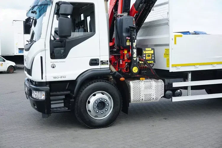 Iveco EUROCARGO / 160-21 / SKRZYNIOWY + HDS / FASSI F110 / ROTATOR / PILOT zdjęcie 17