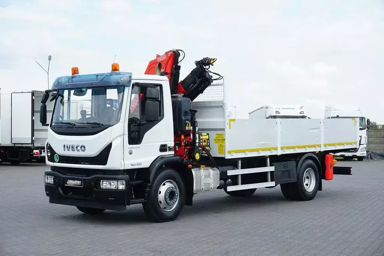 Iveco EUROCARGO / 160-21 / SKRZYNIOWY + HDS / FASSI F110 / ROTATOR / PILOT zdjęcie 2