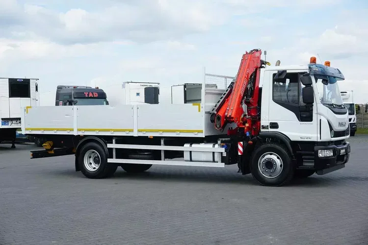 Iveco EUROCARGO / 160-21 / SKRZYNIOWY + HDS / FASSI F110 / ROTATOR / PILOT zdjęcie 6