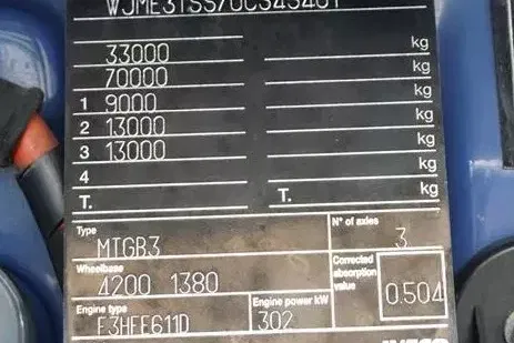 Iveco TRAKKER / 380T41 / E 6 / WYWROTKA + HDS / 6 X 4 / ROTATOR zdjęcie 11