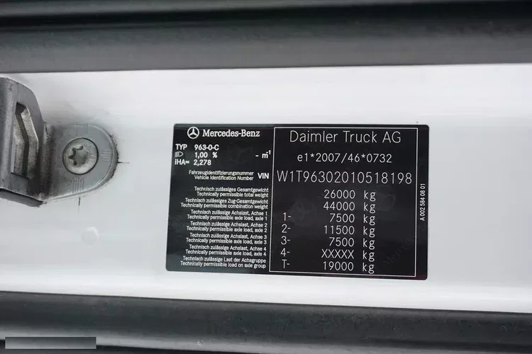 Mercedes ACTROS / 2545 / ACC / E 6 / MP 5 / MEGA / BDF 7.15 M , 7.45 M , 7.82 M / RETARDER zdjęcie 11