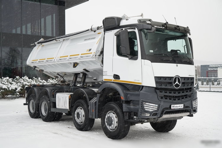 Mercedes AROCS 4145 / 8x6 / WYWROTKA  3- STRONNA   / HYDROBURTA / BORDMATIC / MEILLER KIPPER /  MANUAL  / zdjęcie 9