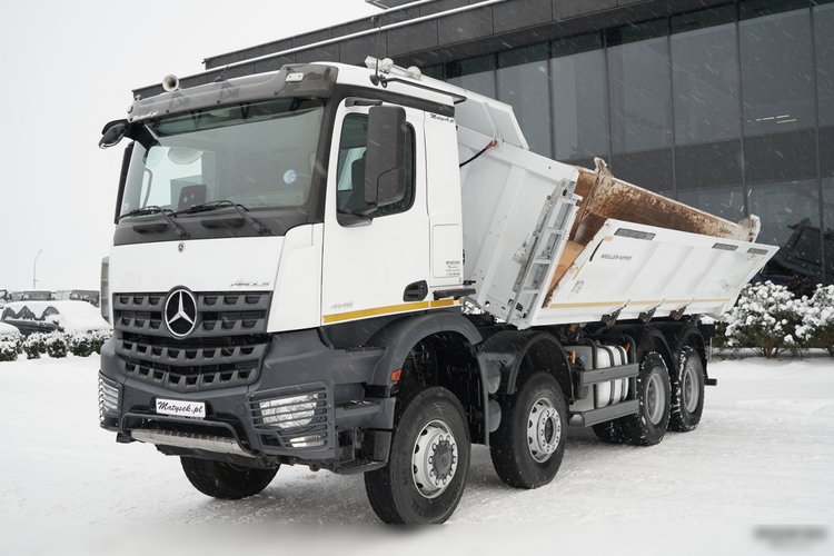 Mercedes AROCS 4145 / 8x6 / WYWROTKA  3- STRONNA   / HYDROBURTA / BORDMATIC / MEILLER KIPPER /  MANUAL  / zdjęcie 11