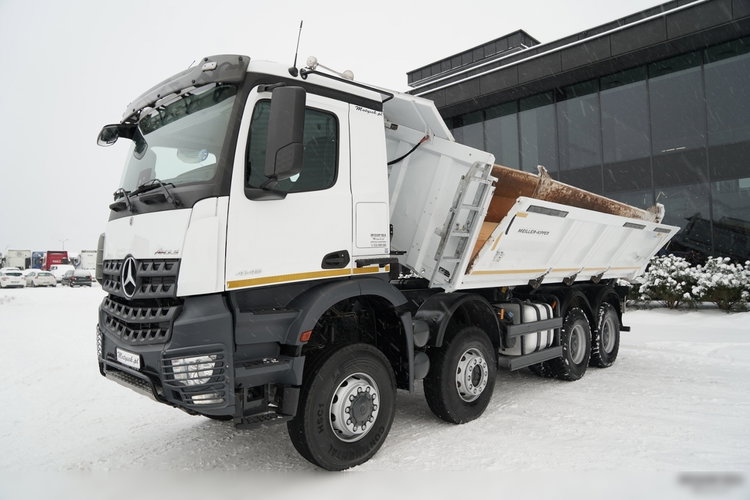 Mercedes AROCS 4145 / 8x6 / WYWROTKA  3- STRONNA   / HYDROBURTA / BORDMATIC / MEILLER KIPPER /  MANUAL  / zdjęcie 12