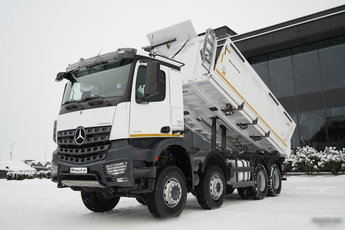 Mercedes AROCS 4145 / 8x6 / WYWROTKA  3- STRONNA   / HYDROBURTA / BORDMATIC / MEILLER KIPPER /  MANUAL  /